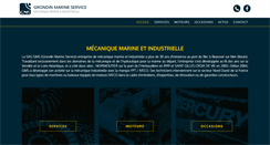 Desktop Screenshot of grondin-marine.com