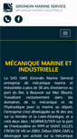 Mobile Screenshot of grondin-marine.com